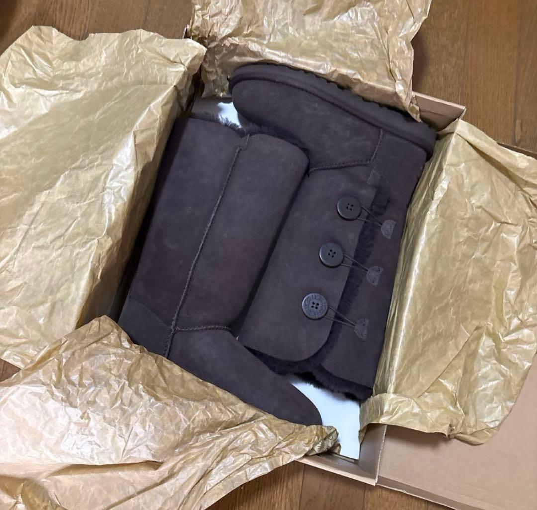 【新品】　UGG ムートンブーツ チョコレート 24cm