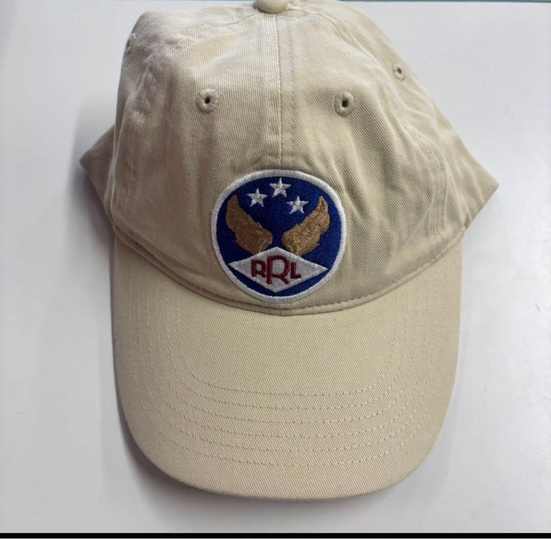RRL ロゴ　刺繍 キャップ ダブルアールエル　ラルフローレン　Ralph 帽子