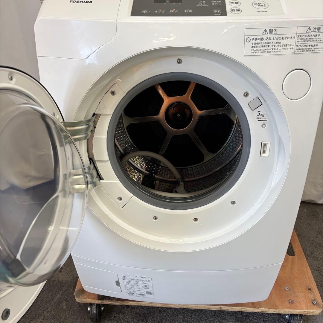 29❤️　ドラム式洗濯機　9キロ　東芝　乾燥付き　安い　綺麗　左開き　設置無料