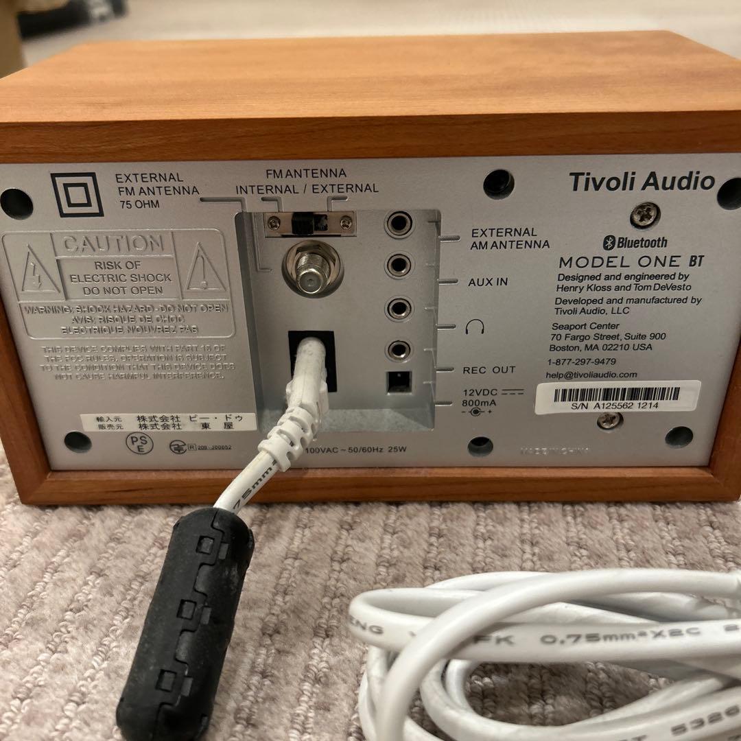 ジャンク品Tivoli Audio MODEL ONE BT チェリーシルバー