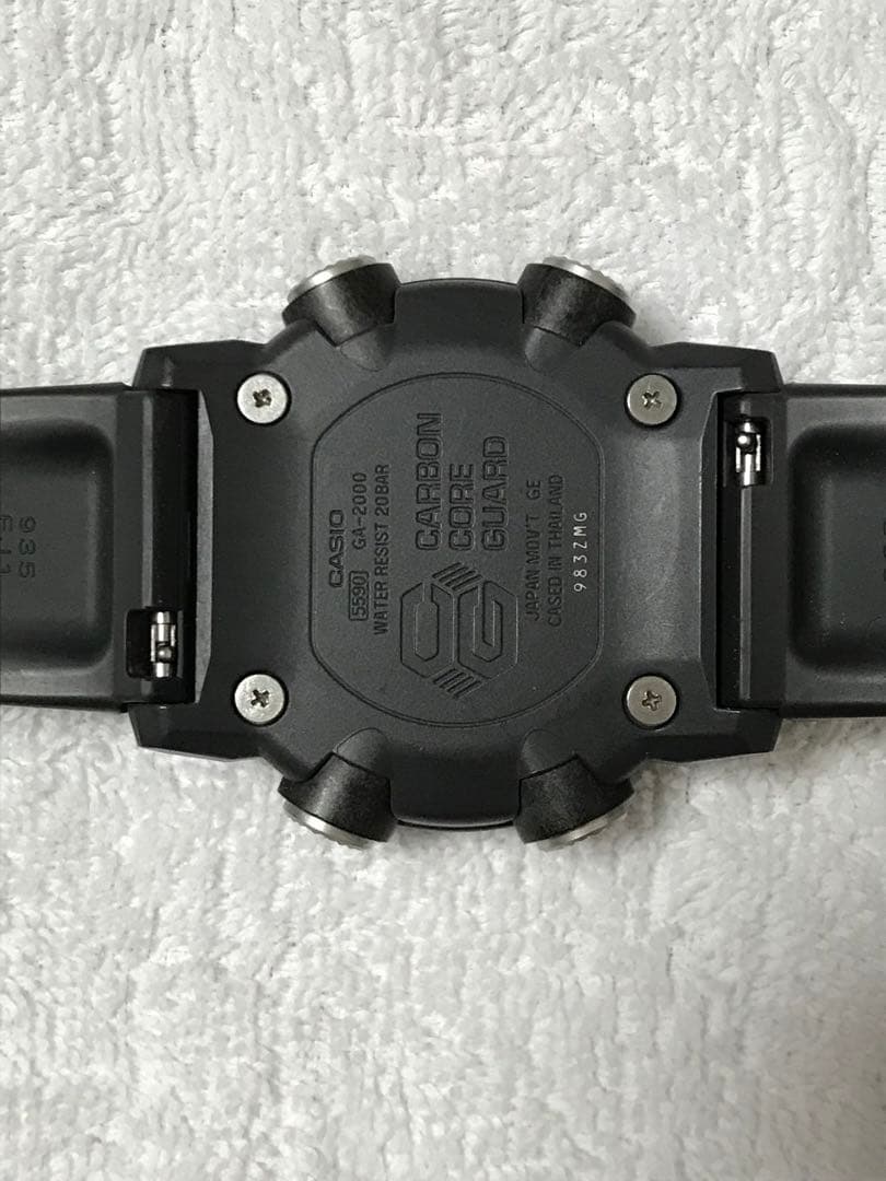 CASIO G-SHOCK GA-2000-3AJF カーキ 交換用ベルト付属