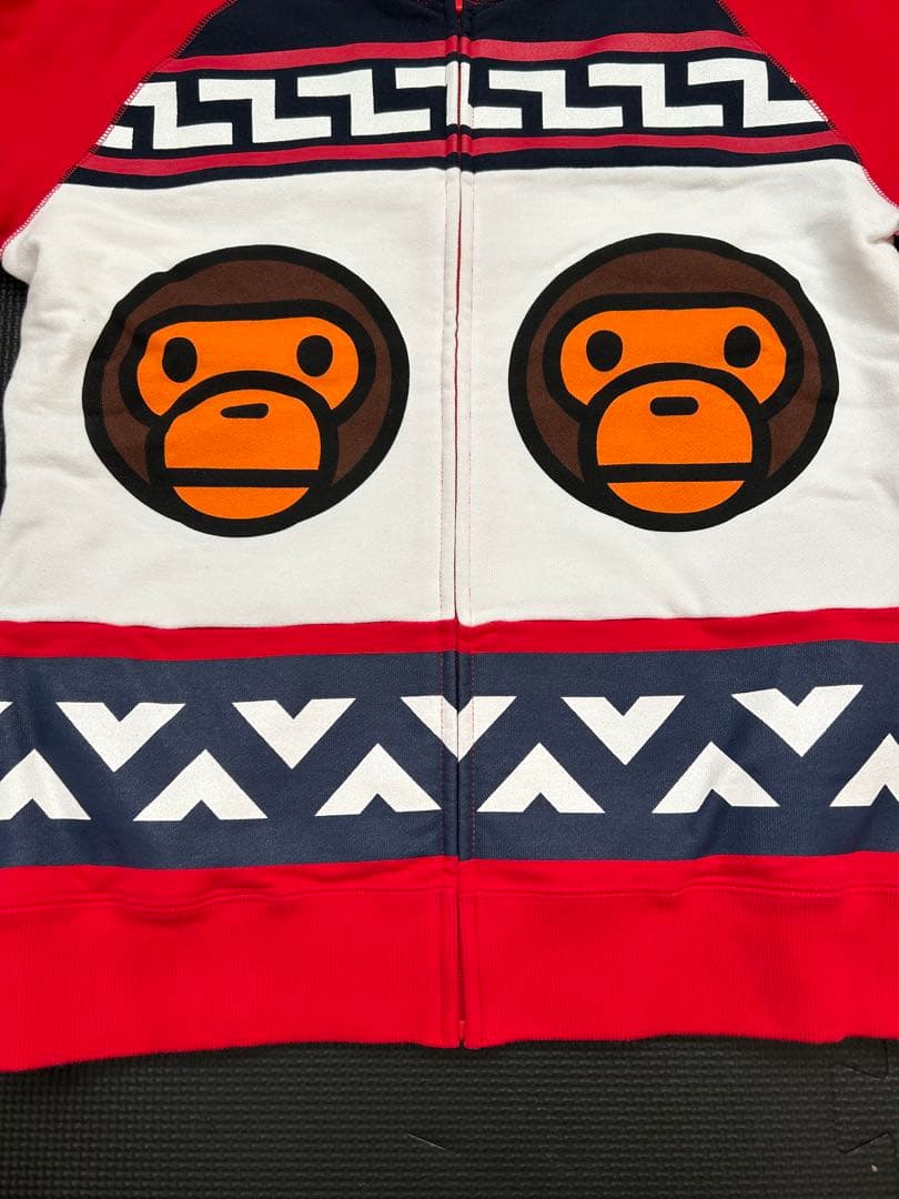 A BATHING APE ア ベイシング エイプ ジップアップ スウェット S