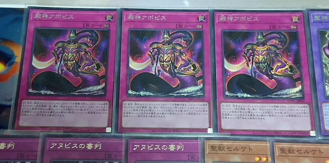 シークレット統一 遊戯王 リシド 3コン アポピス 王家の神殿 デッキパーツ