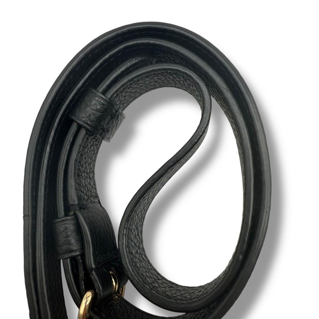 【美品】COACH コーチ ボディバッグ ジェイドミニベルト レザー PVC 黒