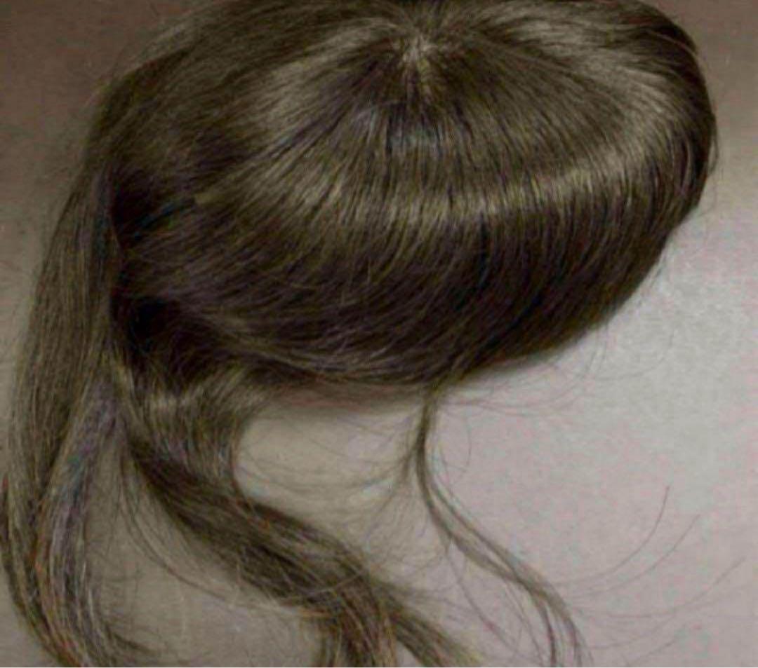 HairDre ヘアドレ　L② 人毛100%ウィッグ ダークブラウン黒茶