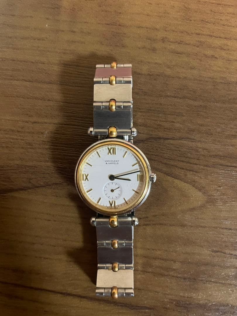 ヴァンクリーフアーペルVan Cleef & Arpels K18コンビ時計