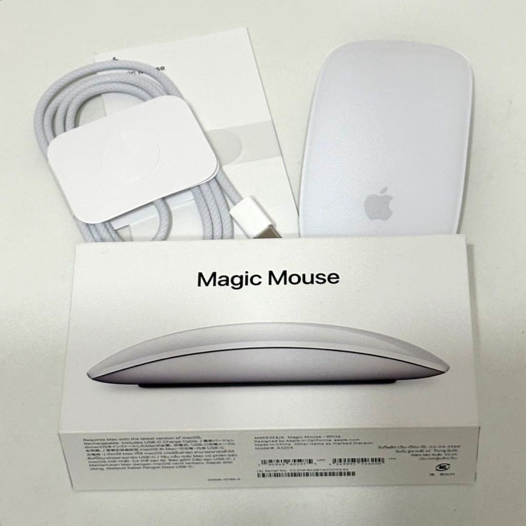 値下げOK！Magic Mouse USB-C ホワイト 本体