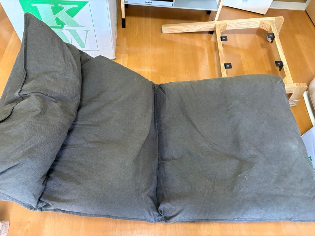 無印 ハイバックリクライニングソファ 1シーター