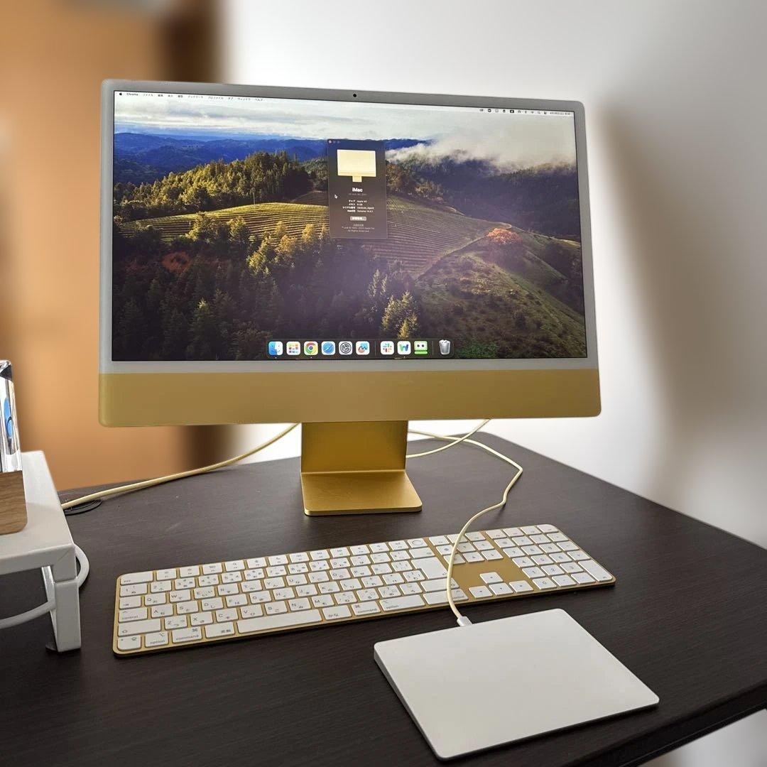 Apple iMac 24インチ イエロー　本体　デスクトップPC