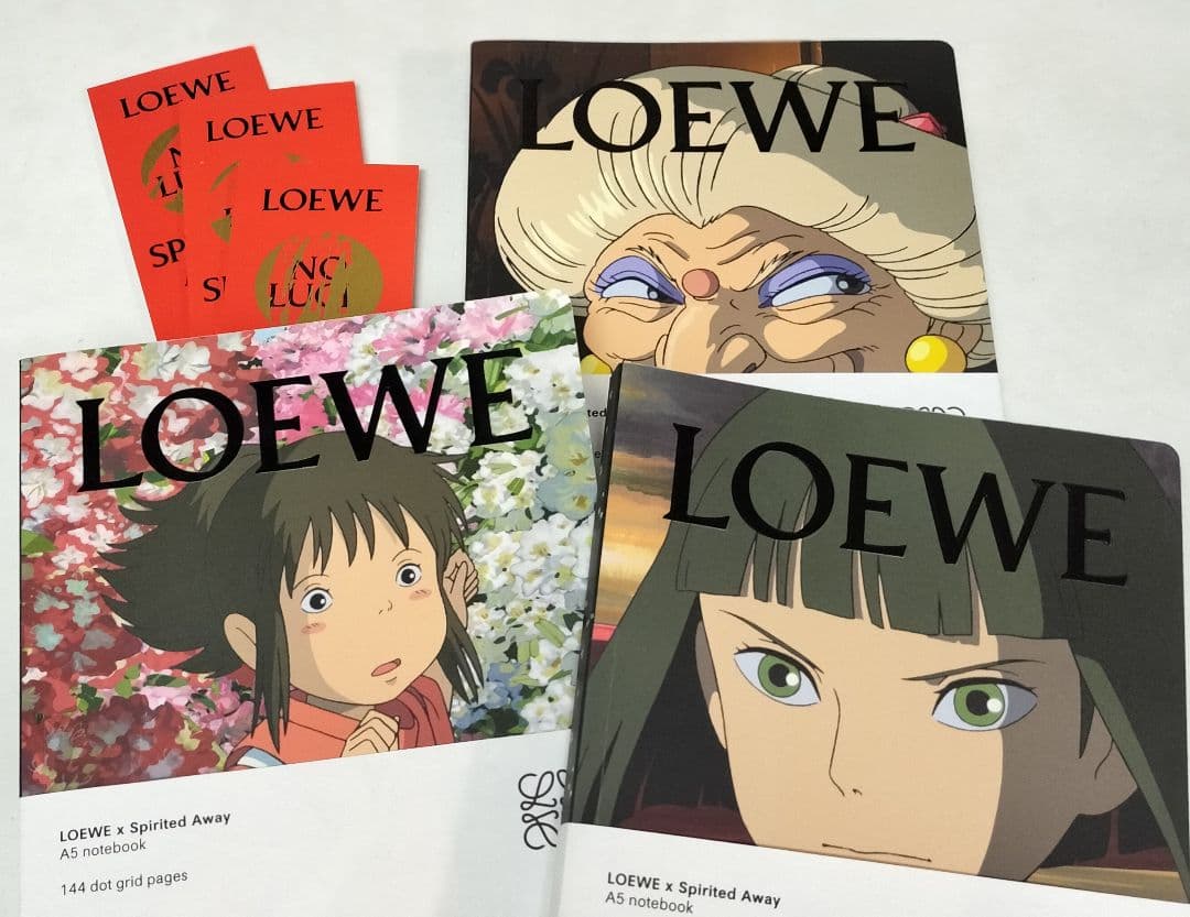 LOEWE × 千と千尋の神隠し　コラボ　ロエベノート　3冊セット