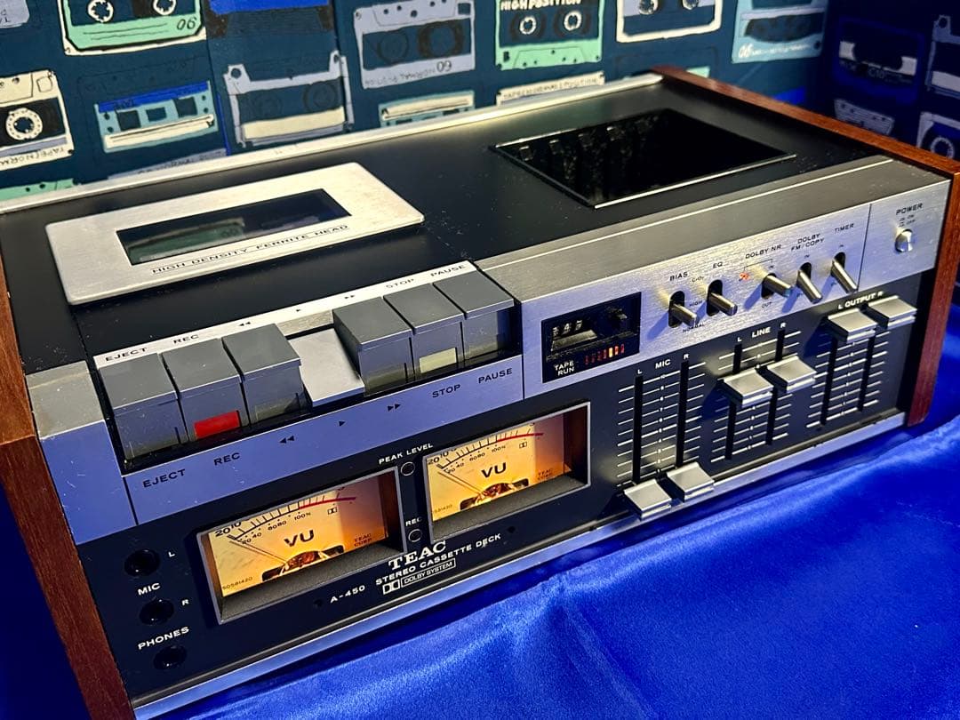 TEAC 高級カセットデッキの原点　A-450　動作品　EXCELLENT108