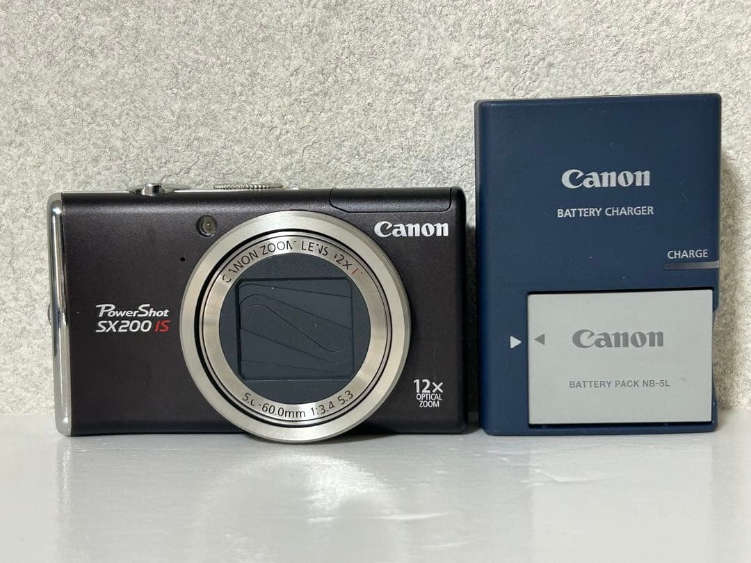 Canon コンデジPowerShot SX200 IS ブラウン　動作品