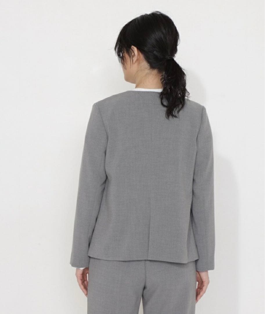 ナチュラルビューティベーシック ノーカラー セットアップ パンツ