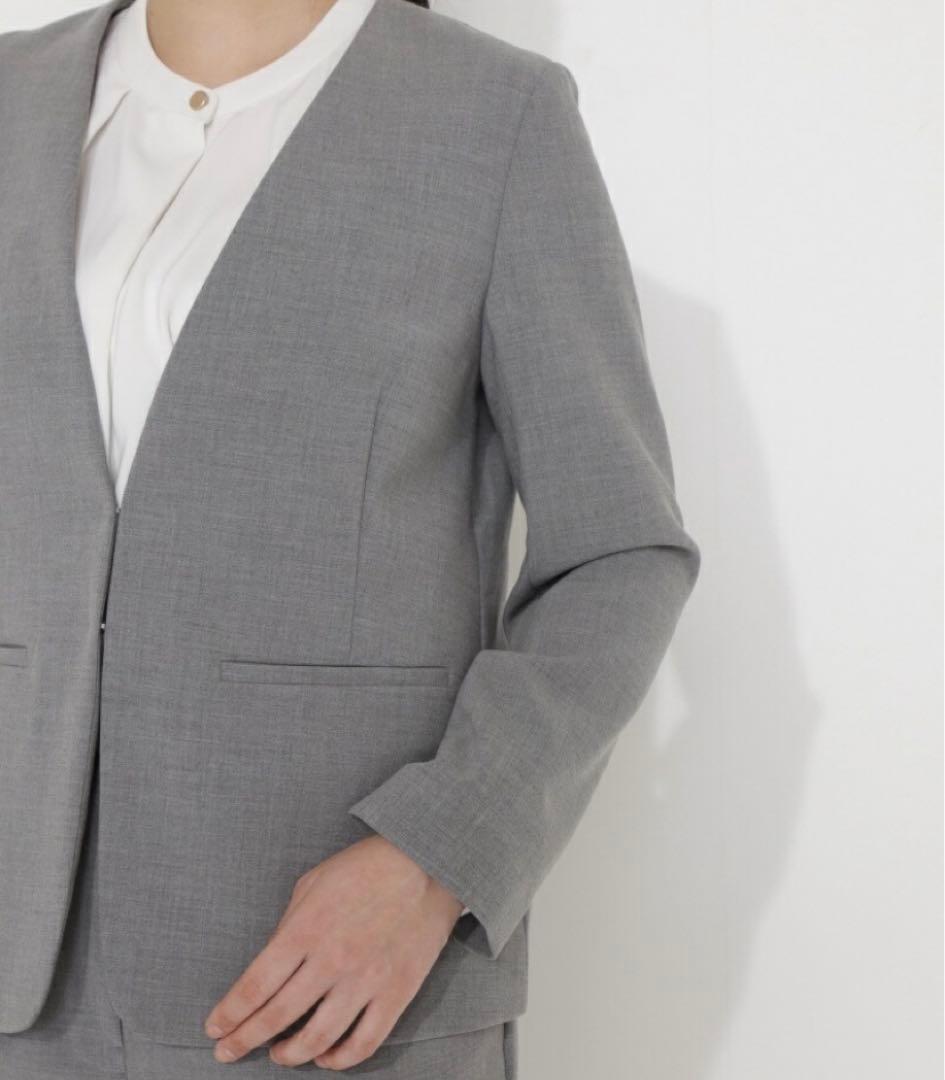 ナチュラルビューティベーシック ノーカラー セットアップ パンツ