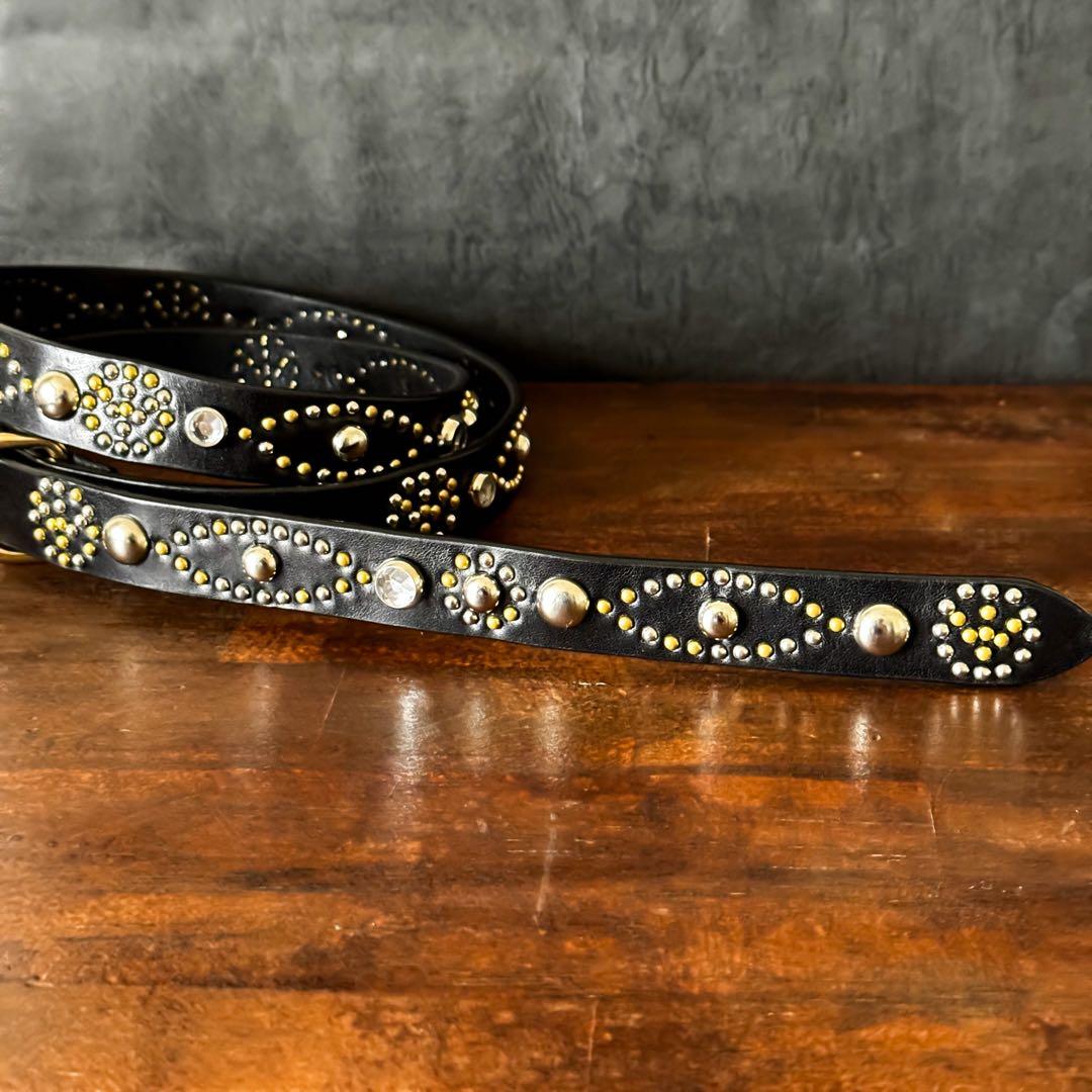 ハンドメイドナローベルトピースマークオール23mm125cm36inch