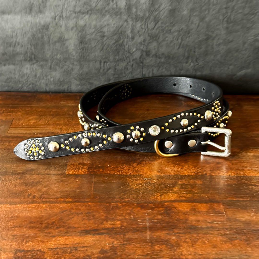 ハンドメイドナローベルトピースマークオール23mm125cm36inch