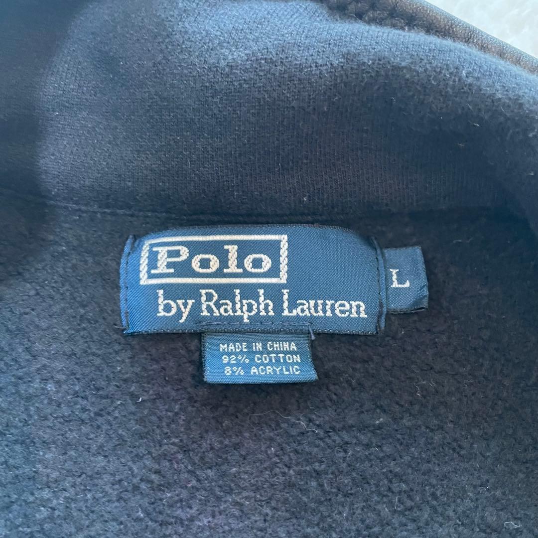 ✨️切り替え✨️90s Ralph ラルフローレン ドライバーズニット 黒　L