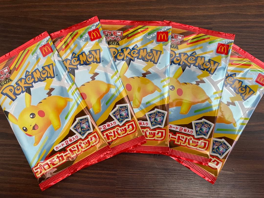 き*ー様 ポケモン ピカチュウ トレーディングカードパック 5個セット