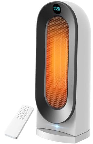 ヒーター セラミックヒーター 【人感・室温センサー・ 首振り・ ECO_corg