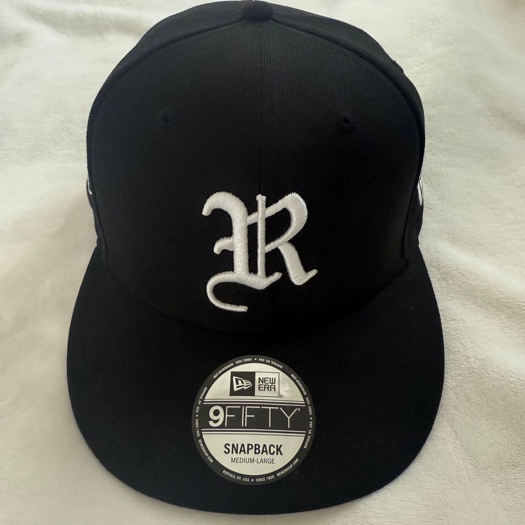 RIEHATA×NEWERA×atmos pink 9FIFTY ロゴキャップ