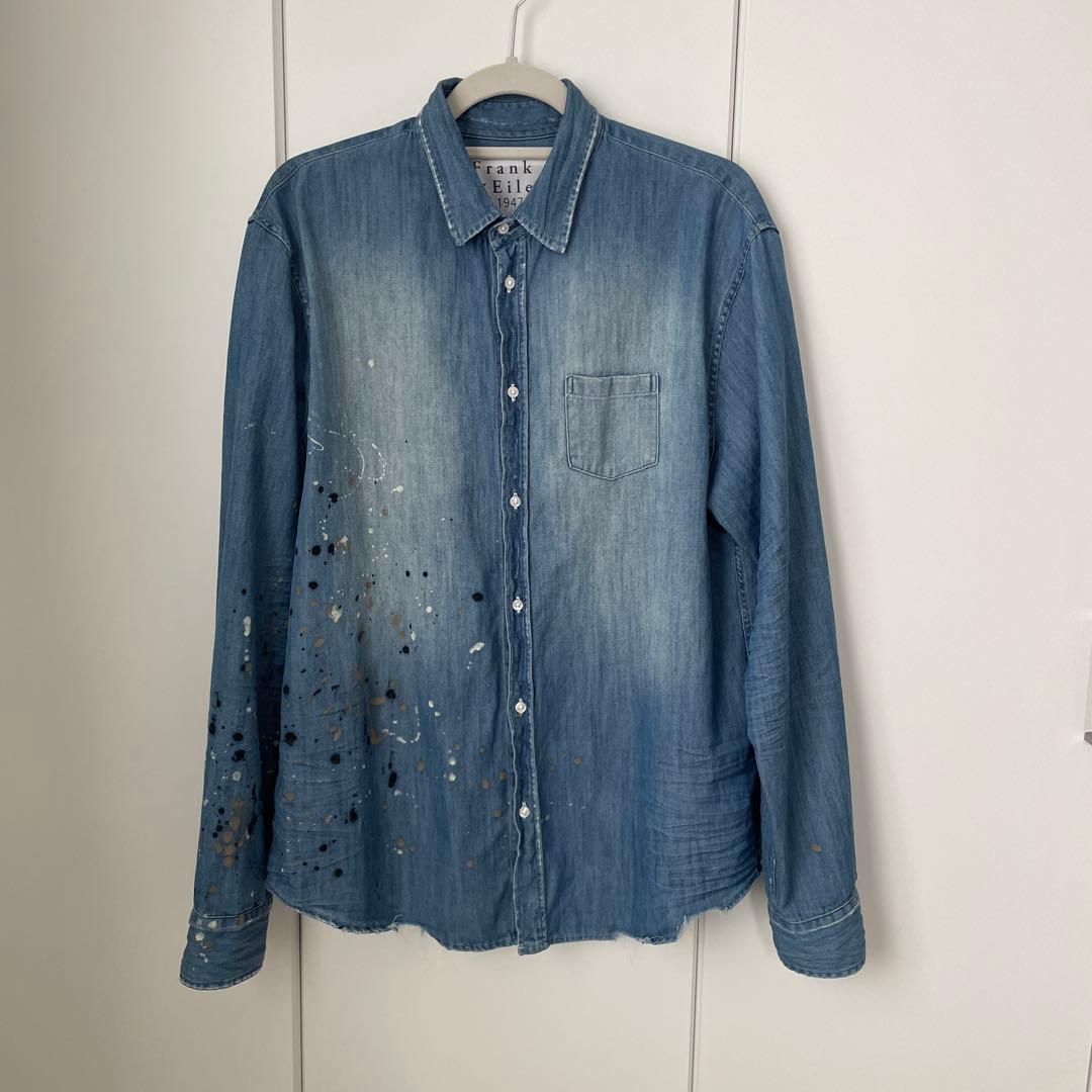 Frank&Eileen for RHC デニムペイントシャツ