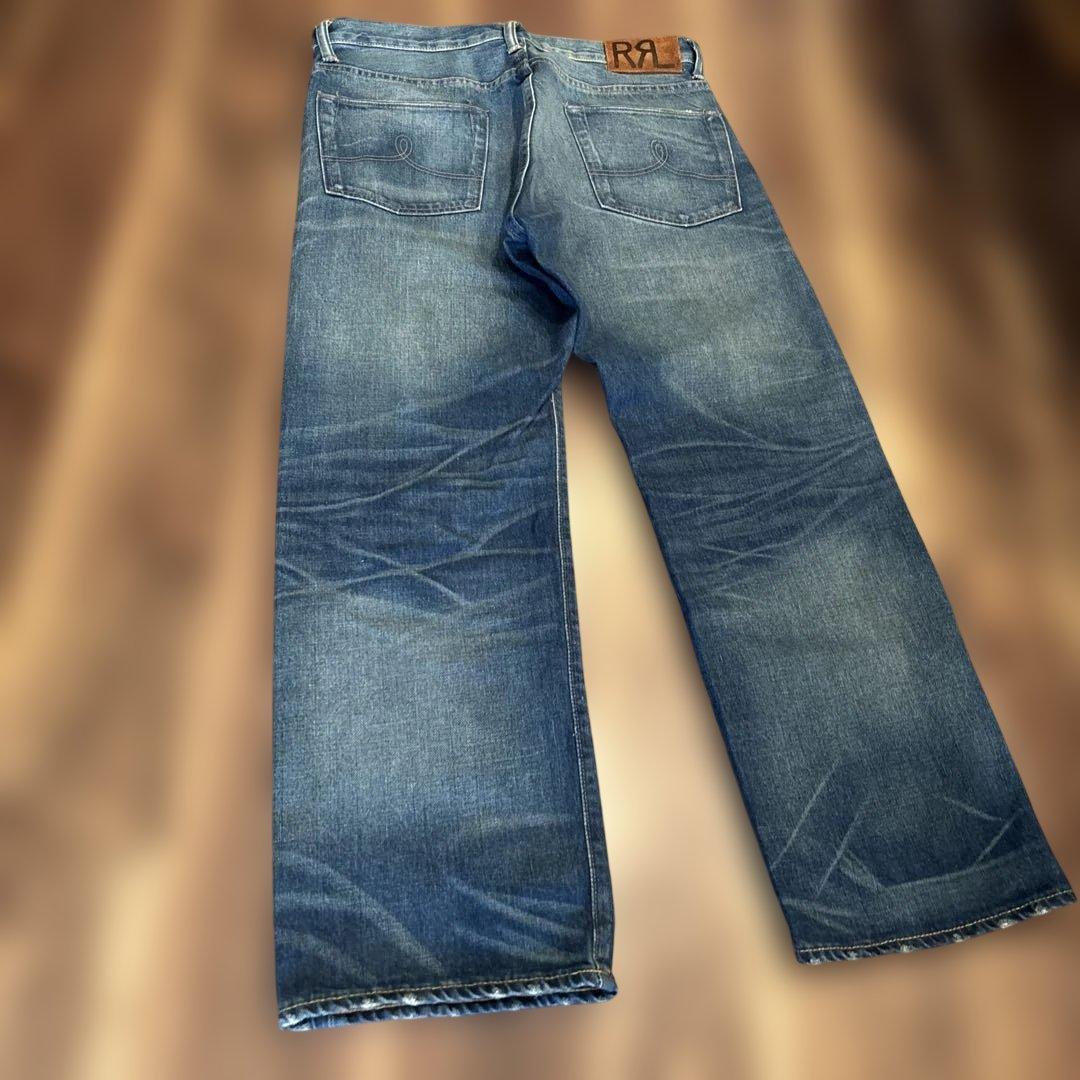 RRL ヴィンテージ５ポケット ストレート デニム ダブルアールエル