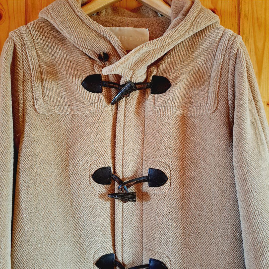 トゥモローランドMoorbrook生地ロング丈ダッフルコート FREEベージュ