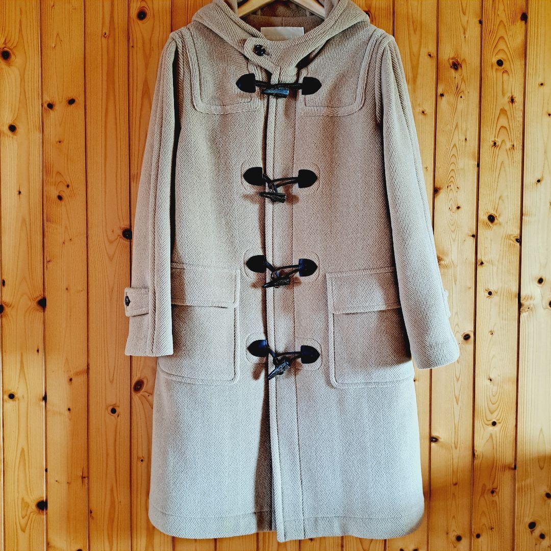 トゥモローランドMoorbrook生地ロング丈ダッフルコート FREEベージュ