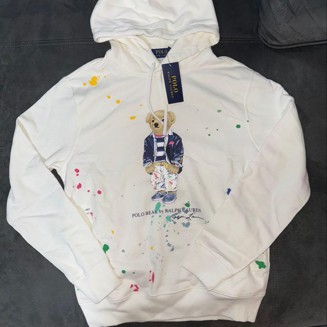 Ralph Lauren Polo Bear パーカー Sサイズ ホワイト