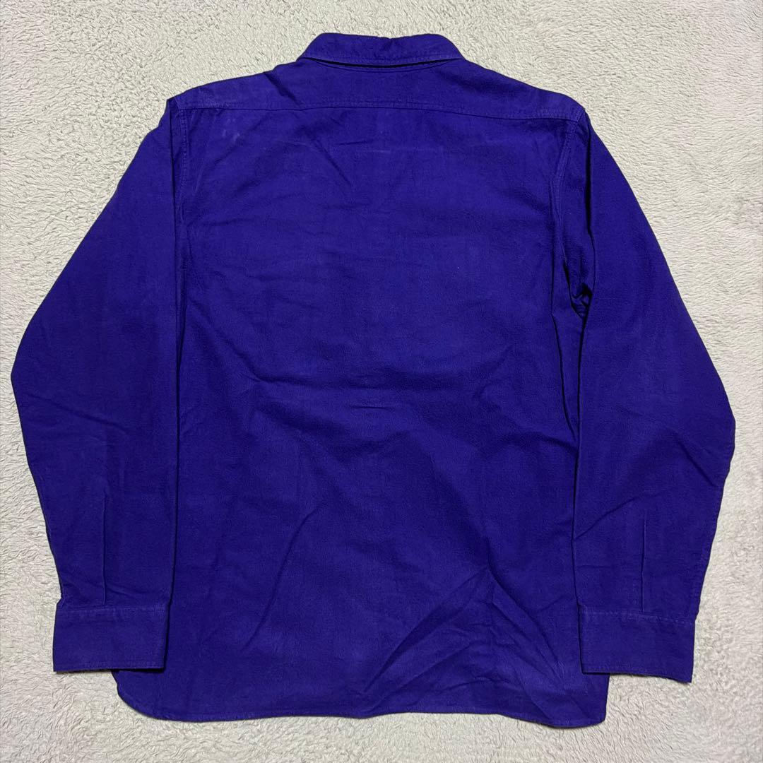 TENDERLOIN T-CHAMOIS CLOTH SHT 紫　シャツ　M