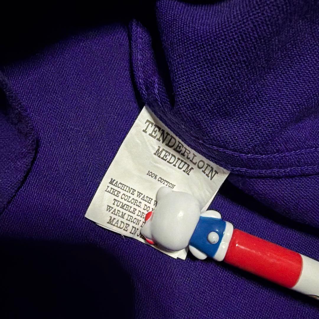 TENDERLOIN T-CHAMOIS CLOTH SHT 紫　シャツ　M
