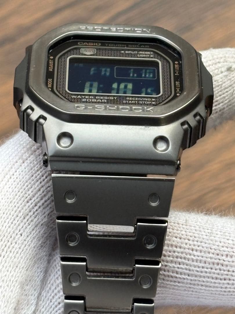 美品　G-SHOCK GMW-B5000MB-1JF ブラック 電波ソーラー
