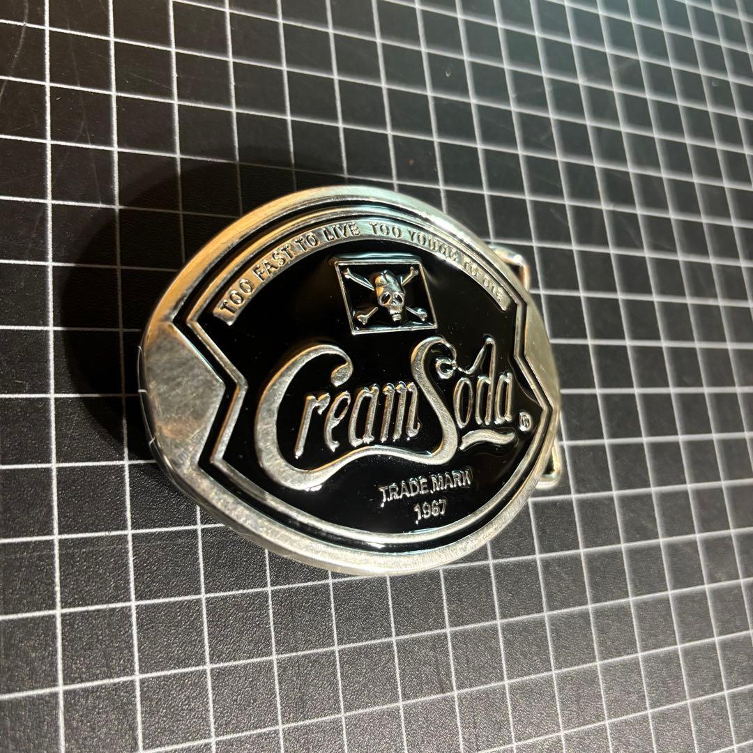 クリームソーダ ロゴ バックル ベルトなし