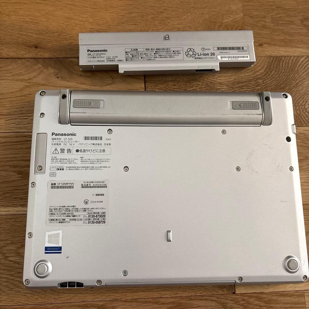 ジャンク Panasonic Lets note CF-SZ6RFYVS