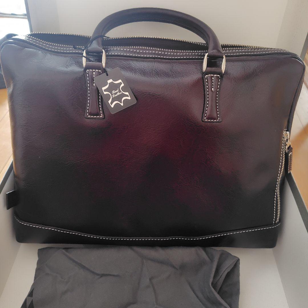 新品未使用　牛革　ビジネスバッグ