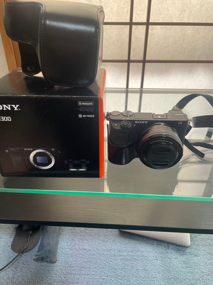 SONY α6300 ミラーレスカメラ 本体・箱・カバー付き