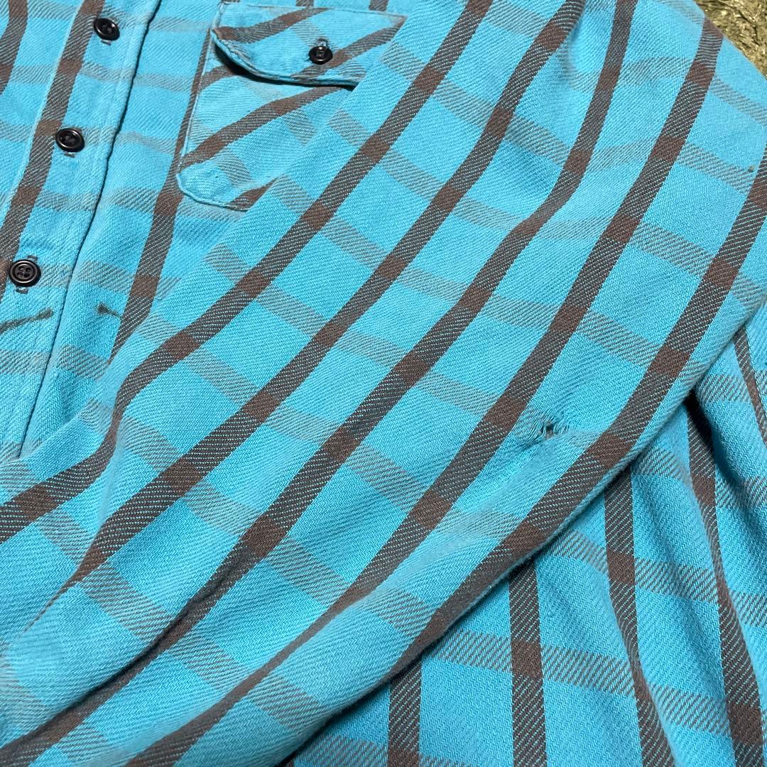 80s FIVE BROTHER USA製 ネルシャツ　チェック