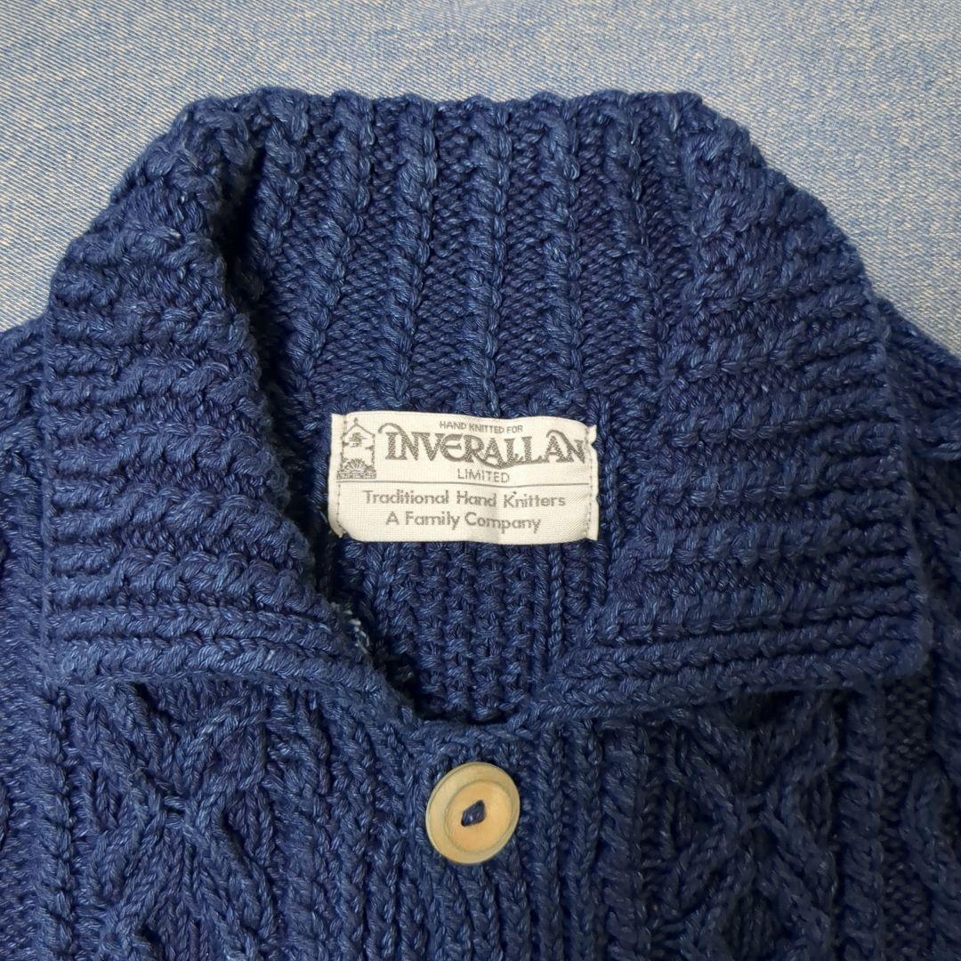 【INVERALLAN】3A Lumber Cardigan　インディゴ