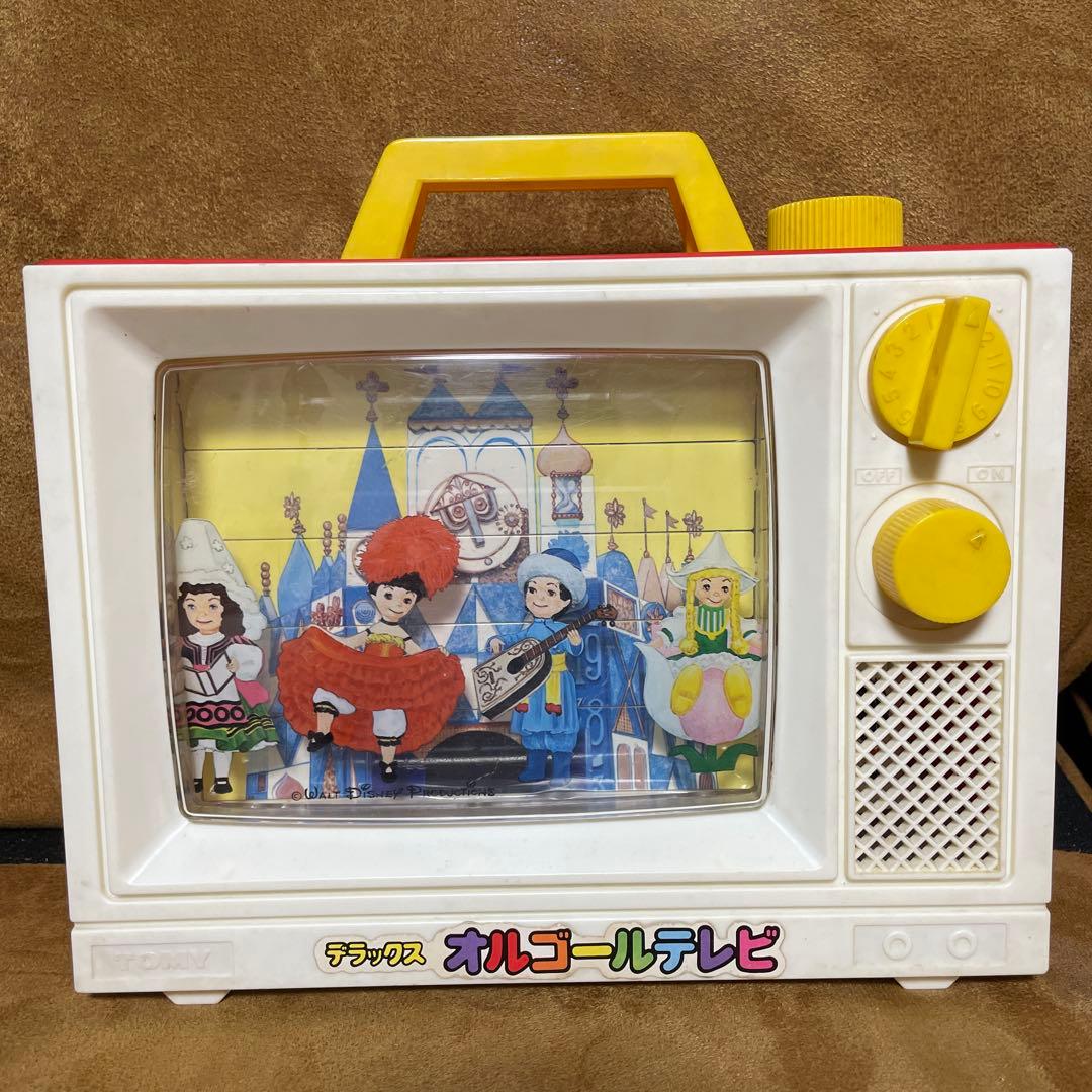 ディズニー　デラックスオルゴール　テレビ　イッツアスモールワールド