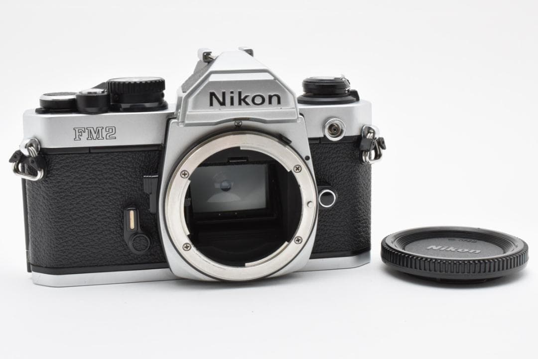 超美品 ニコン NEW FM2 シルバー フィルム モルト新品交換済 M871
