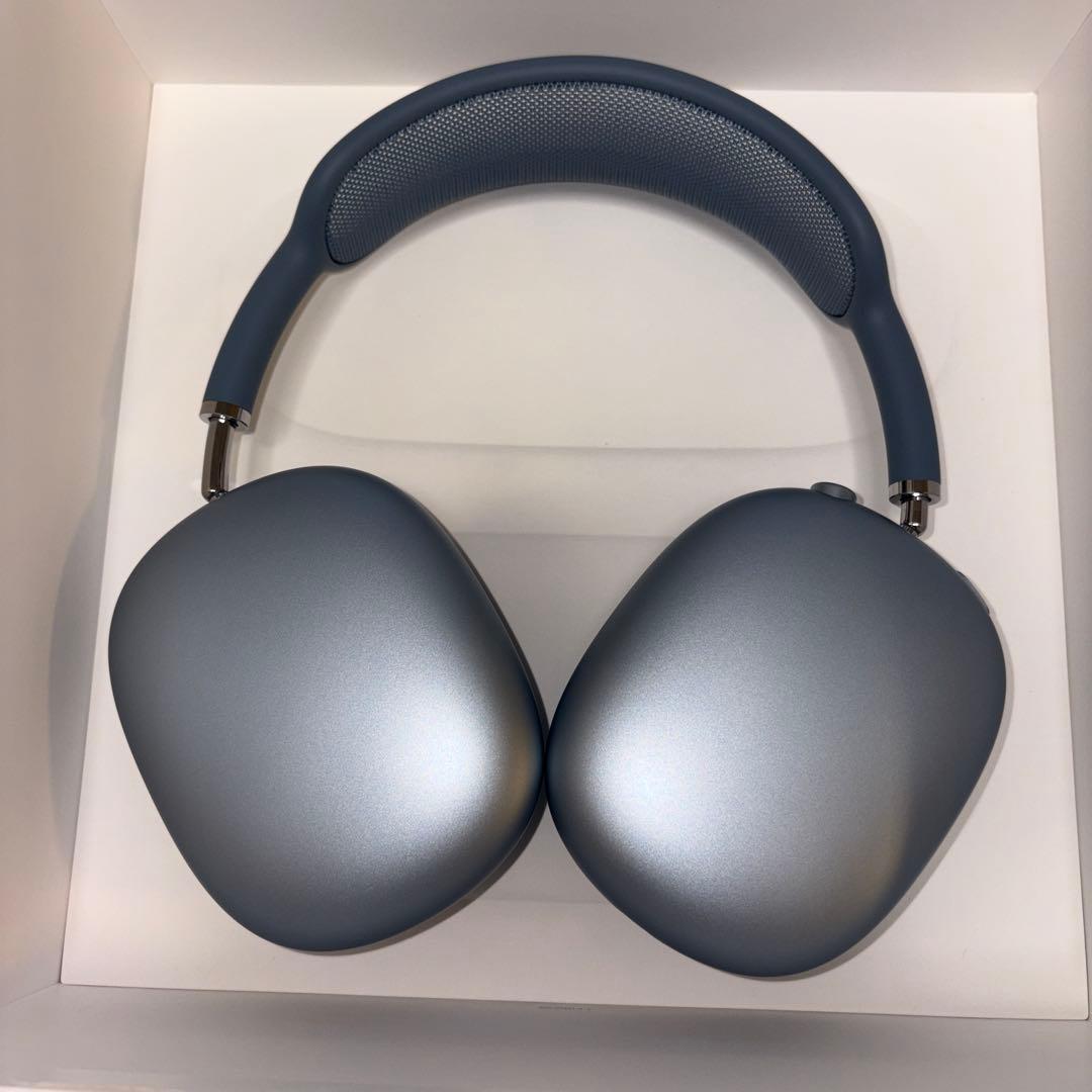 【極美品】Apple AirPods Max ブルー ワイヤレスヘッドフォン