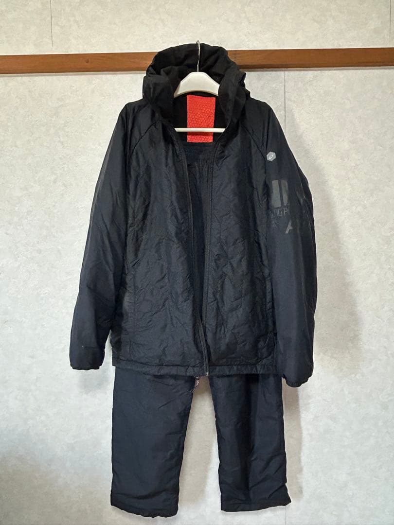 asics 極暖ウインドブレーカー・ウォーマーセットアップ