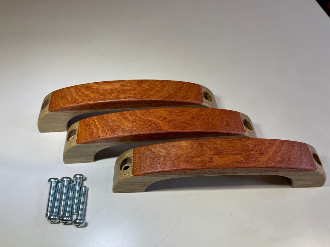 ★ジムニーJA11 JA12 JA22用木製アシストグリップ ツートン★