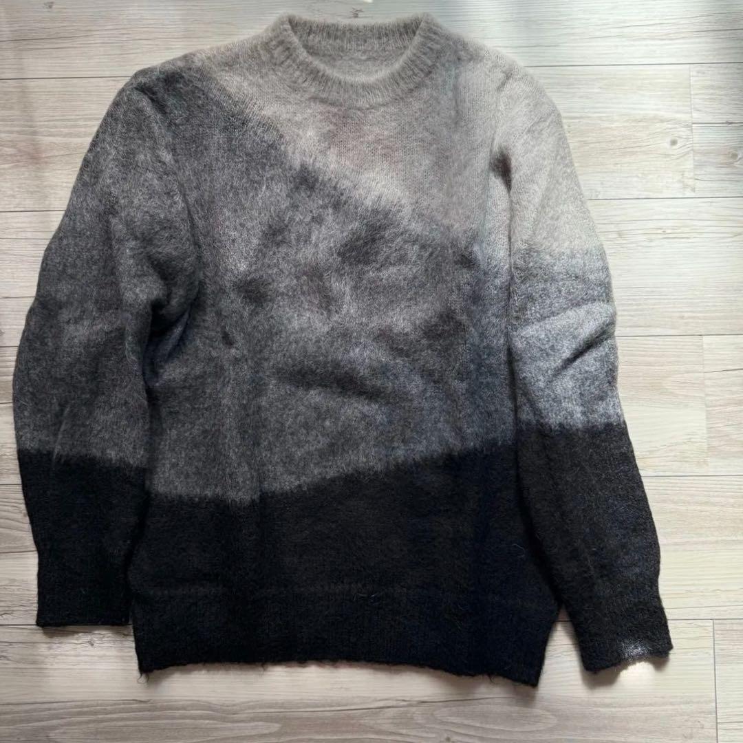 カズユキクマガイアタッチメントMOHAIR WOOL KNIT