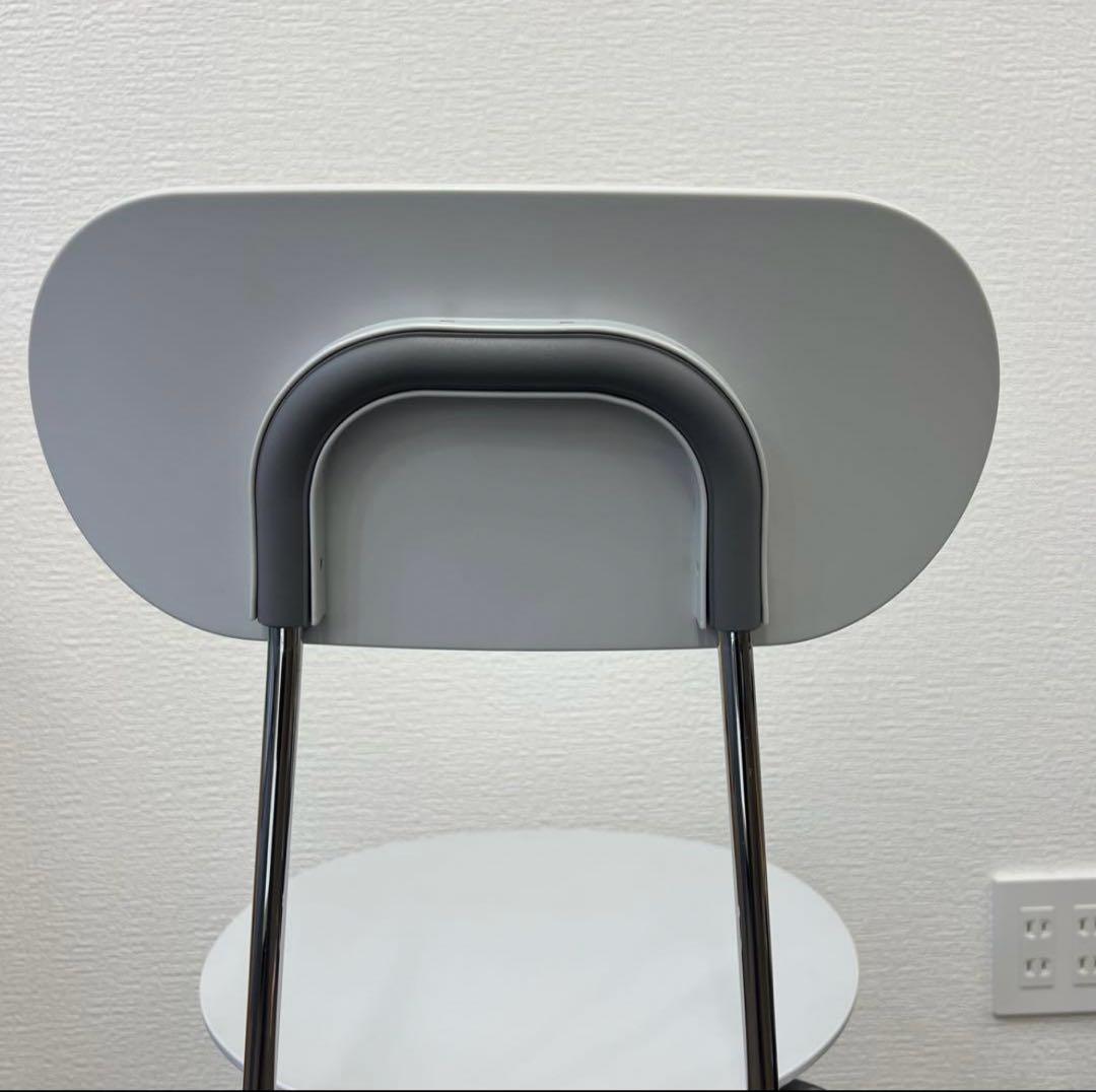 無印　椅子　スチールチェア　ライトグレー　北欧　エンツォ・マリ　マリオリナチェア