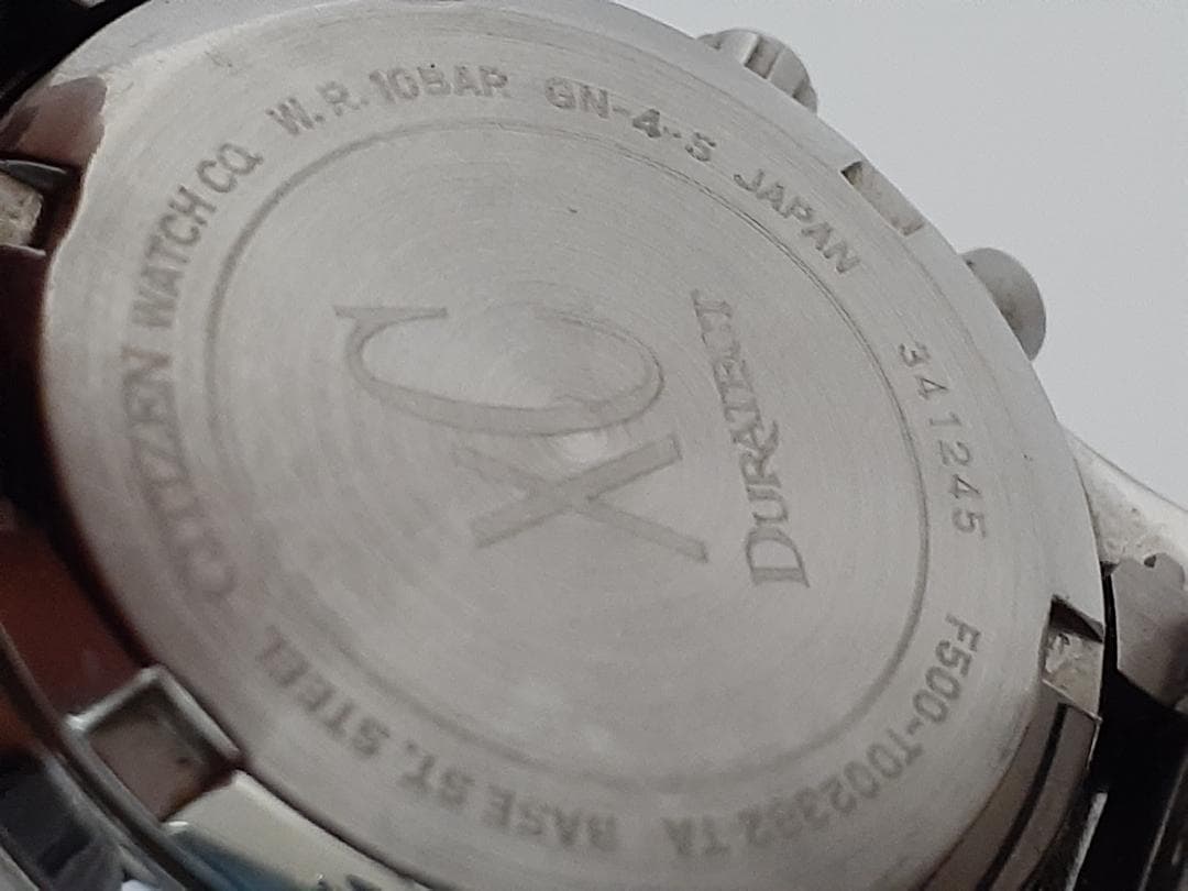 超美品【多機能・稼働品】CITIZEN シチズン クロノグラフ シルバー