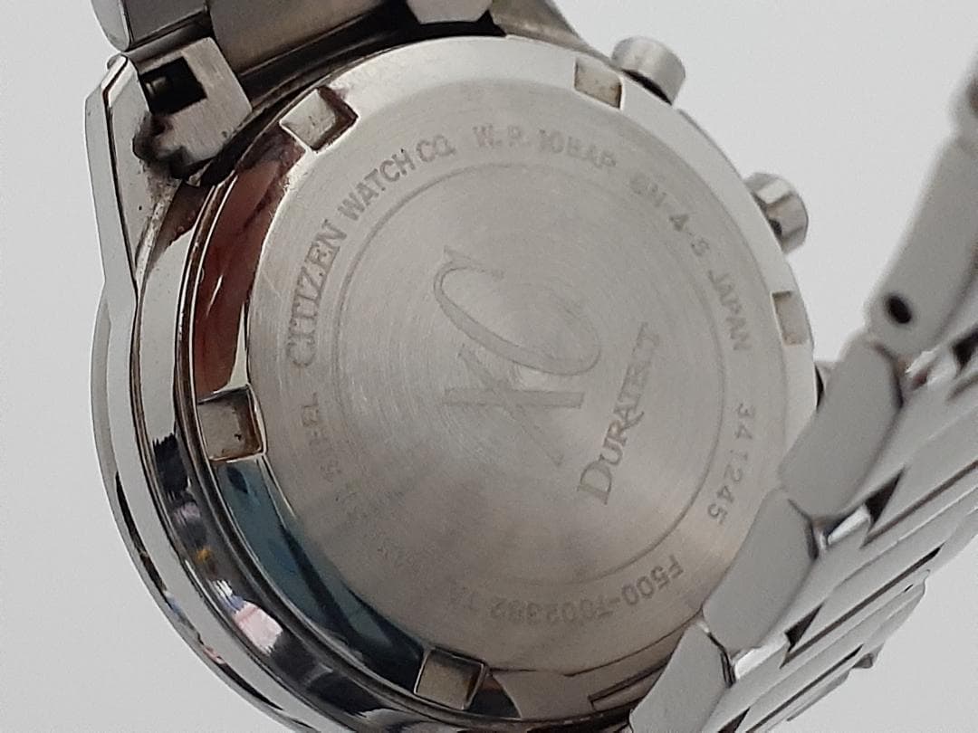 超美品【多機能・稼働品】CITIZEN シチズン クロノグラフ シルバー