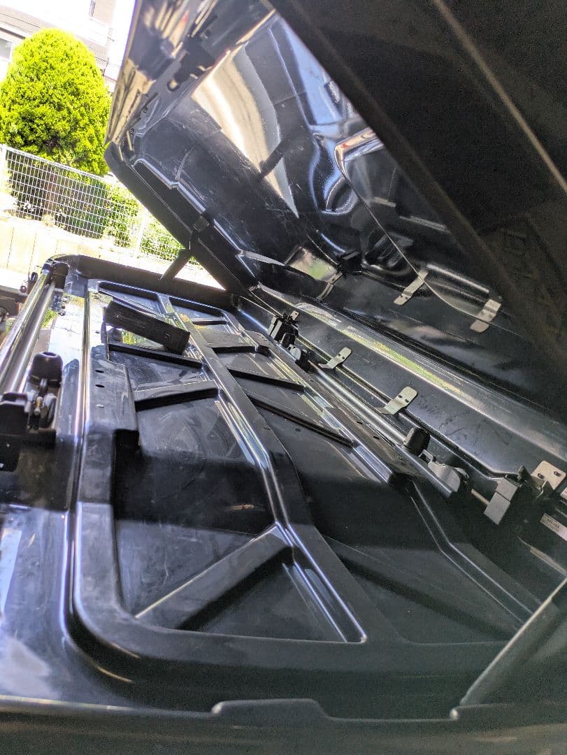 INNO ルーフボックス BR585-BK ローダウンクルーザー　両開き