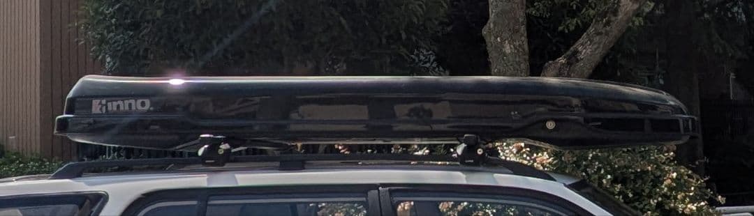 INNO ルーフボックス BR585-BK ローダウンクルーザー　両開き