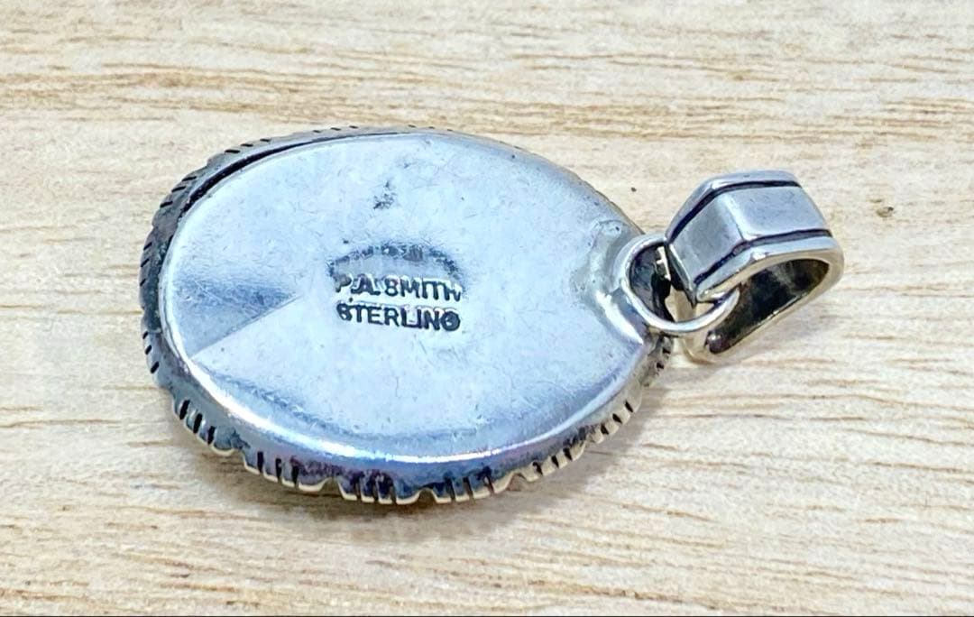 【P.A.Smith】ターコイズ ペンダントトップ ナバホ族 スターリングSV